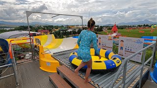 4 Family 👨‍👩‍👧‍👦 Water Slide 💦 at Tatralandia 🇸🇰 [upl. by Ahsenaj]