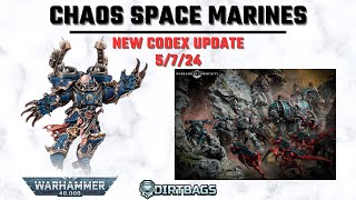 New Chaos Space Marine Codex REVIEW  Competitive Leviathan  Warhammer 40k Battle Report [upl. by Helge]