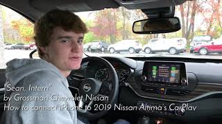 How to hook your iPhone up to the 2019 Nissan Altima using Apple CarPlay [upl. by Francisca]