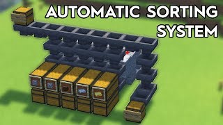 Minecraft Full Automatic Sorting System  120 [upl. by Gilson]