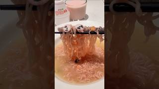 푸디버디 핑크라면 pink panda ramen koreanfood [upl. by Justine499]