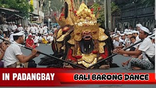 BALI BARONG DANCE iN Padangbay [upl. by Fitts]