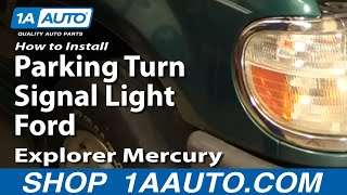 How to Replace Corner Light 9501 Ford Explorer [upl. by Idnim]