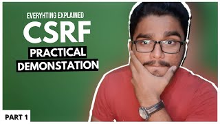 CSRF REAL LIFE EXAMPLE  CSRFCORS SAME ORIGIN POLICY EXPLAINED IN HINDI  PART 1🔥 [upl. by Eirrab]