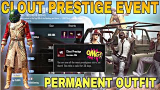 CLOUT PRESTIGE RANKING EVENT EXPLAIN IN PUBG MOBILE  CLOUT PRESTIGE RANKING SYSTEM [upl. by Oba800]