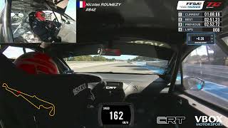 Circuit Tools generated quotIdeal Lapquot of Paul Ricard in a Peugeot 208 race car [upl. by Ttenna992]