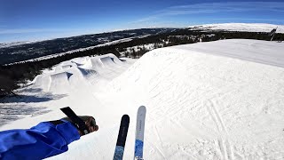 One run in Bräcke Åre SkiStar Snowpark [upl. by Zebadiah]