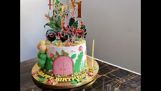 tinker bell animal kingdom cake jen basigsig [upl. by Donielle370]