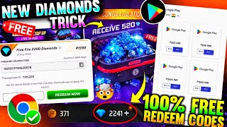 New Trick  FreeFire Max Diamond 💎 Earning App  Free Fire Free Diamond  Free Diamonds In Free Fire [upl. by Hgielek317]