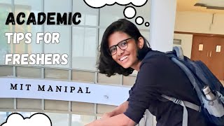 Academic Tips For 1st year College Students  Sharmadha  MIT Manipal [upl. by Hadleigh]