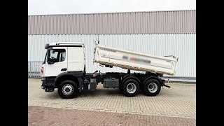 DAIMLERBENZ Arocs 2643 K 6x4 Meiller Kipper [upl. by Leihcey]