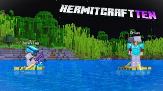 Hermitcraft 10  First stream Fishing with Grian for 2 hours [upl. by Hike162]