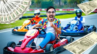 ₹100000 Go Kart Race on Real Track🔥 कौनसी गाड़ी रेस जीतेगी [upl. by Iorio]