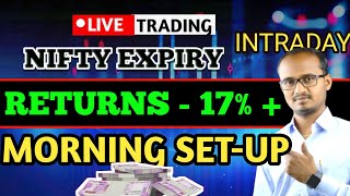 Nifty Live Trading  Profit 17  Expiry  04042024 [upl. by Ailemac]