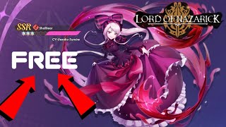 How To Get A FREE SSR Shalltear In Lord Of Nazarick  Overlord Lord of Nazarick [upl. by Regen94]