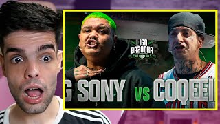 🔥COQEEIN MONTANA VS G SONY🔥 LA BATALLA MÁS SANGRIENTA de LIGA BAZOOKA RIMAS MUY PERSONALES [upl. by Plato130]