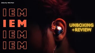 KZEDX PRO  REVIEW AND UNBOXING BEST BUDGET IN EAR MONITOR IEMBEST IEM  unboxing hindi [upl. by Naghem]