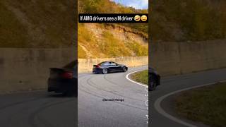 Bro got nervous bmw mercedes m2 m3 m4 f80m3 bmwm3 amg drift shorts youtubeshorts viral [upl. by Cheke313]