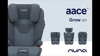 AU  Nuna AACE Grow on  Car Seats  Features [upl. by Rebmetpes]