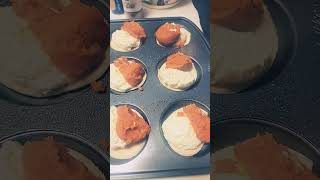 EASY PUMPKIN CHEESECAKES 🤪 [upl. by Yesdnil]