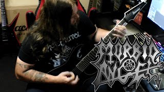 Morbid Angel  Dominate guitar cover [upl. by Atalanti]