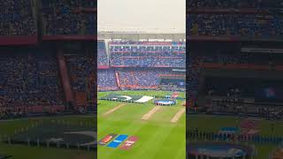 India vs Pakistan  India national anthem  Ahmedabad  Narendra Modi Stadium  World Cup 2023 [upl. by Nosretep262]