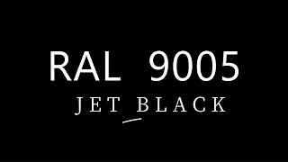 RAL 9005 Jet Black Paint Aerosols Spray Paint Cans [upl. by Durman344]