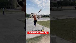 Types of cricket players in gully cricket 😂🏏 gullycricket shorts viralshort [upl. by Gomer]