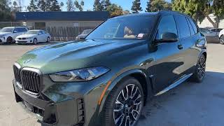 Tour the 2024 X5 xDrive50e in individual Malachite Green  4K [upl. by Arondel]