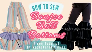 How To Sew Boujee Bell Bottoms by Recaptured Values [upl. by Hamner]