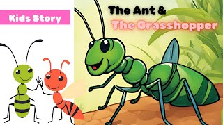 The ant and the grasshopper story in English [upl. by Novanod]