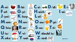 English Alphabet Pronunciation  Alphabet ABC Pronunciation [upl. by Schlenger]