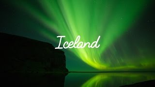 Iceland Aerial and time lapse compilation Southern Iceland landscapes and the northern lights [upl. by Riba]