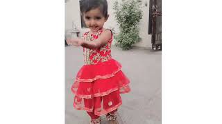 billu ni tera lal ghagra musfirahfarhan dancevideo babydanceoff foryou [upl. by O'Hara]