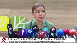 Tullantılarla mübarizə ictimai müzakirədə  Real TV [upl. by Atirak]