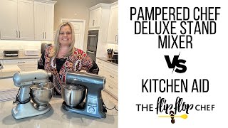 Deluxe Stand Mixer vs Kitchen Aid Artisan with The Flip Flop Chef [upl. by Yrgoerg796]