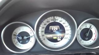 Mercedes E250 CDI kickdown Acceleration W212 Facelift 2013 [upl. by Dragoon]