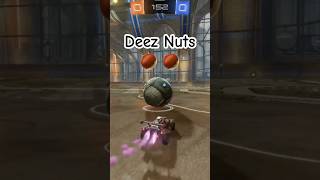 Deez two nuts dove in for the same fake 😂 rocketleague [upl. by Airegin]