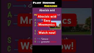 Plant growth and developmentabscisic acid mnemonics neet2025 biology neettamil tricks [upl. by Attolrahc151]