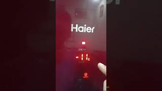 How to Haier Refrigerator Display settings  Haier Display temperature settings [upl. by Zillah427]