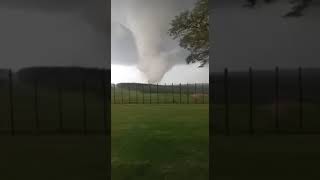 EF3 Tornado in Panbult between Ermelo and Piet Retief South Africa [upl. by Yelkao814]