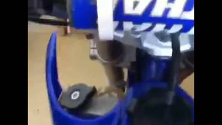 Yz 85 start up with new spark plug and piston [upl. by Eeuqram400]