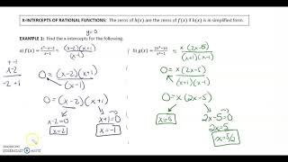 MHF4U 52 Exploring Quotients of Polynomial Functions [upl. by Nwahsear]