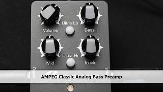 Ampeg Classic Analog Bass Preamp [upl. by Nalek]