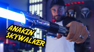 AOTC Anakin Skywalker Neopixel Lightsaber Review by NSABERS [upl. by Ybur]