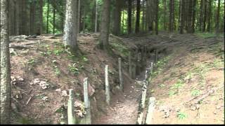 WW1 TRENCHES AT THE BATTLEFIELDS OF VERDUN FRANCE [upl. by Whelan429]