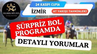 24 Kasım 2023 Cuma İzmir At Yarışı Tahminleri [upl. by Lewendal]