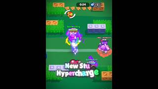 Stu New Hypercharge Is Wild 💀🔥 BrawlStars Shorts Supercell [upl. by Lusar]