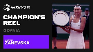 Maryna Zanevska  2021 Gdynia  WTA Champions Reel [upl. by Elvyn266]