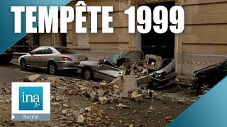 Tempête 1999 à Paris et région parisienne  Archive INA [upl. by Enelram]